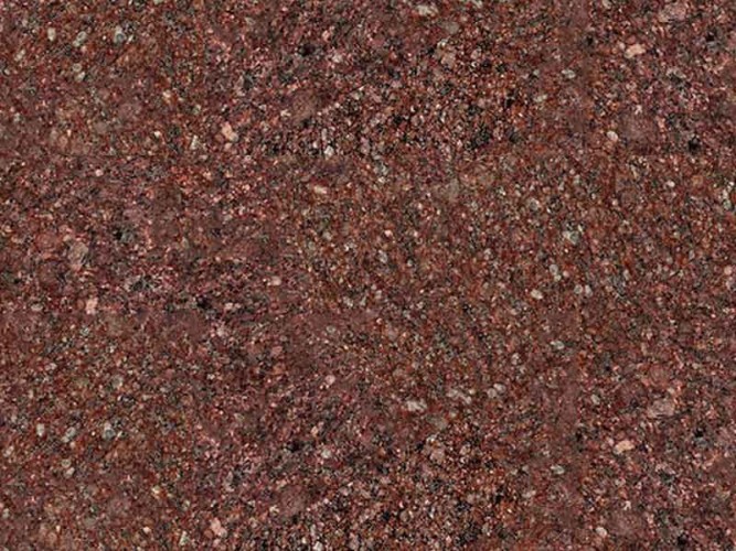 Полированный коричневый гранит Токовского месторождения (Carpazi) в плитке и слябах